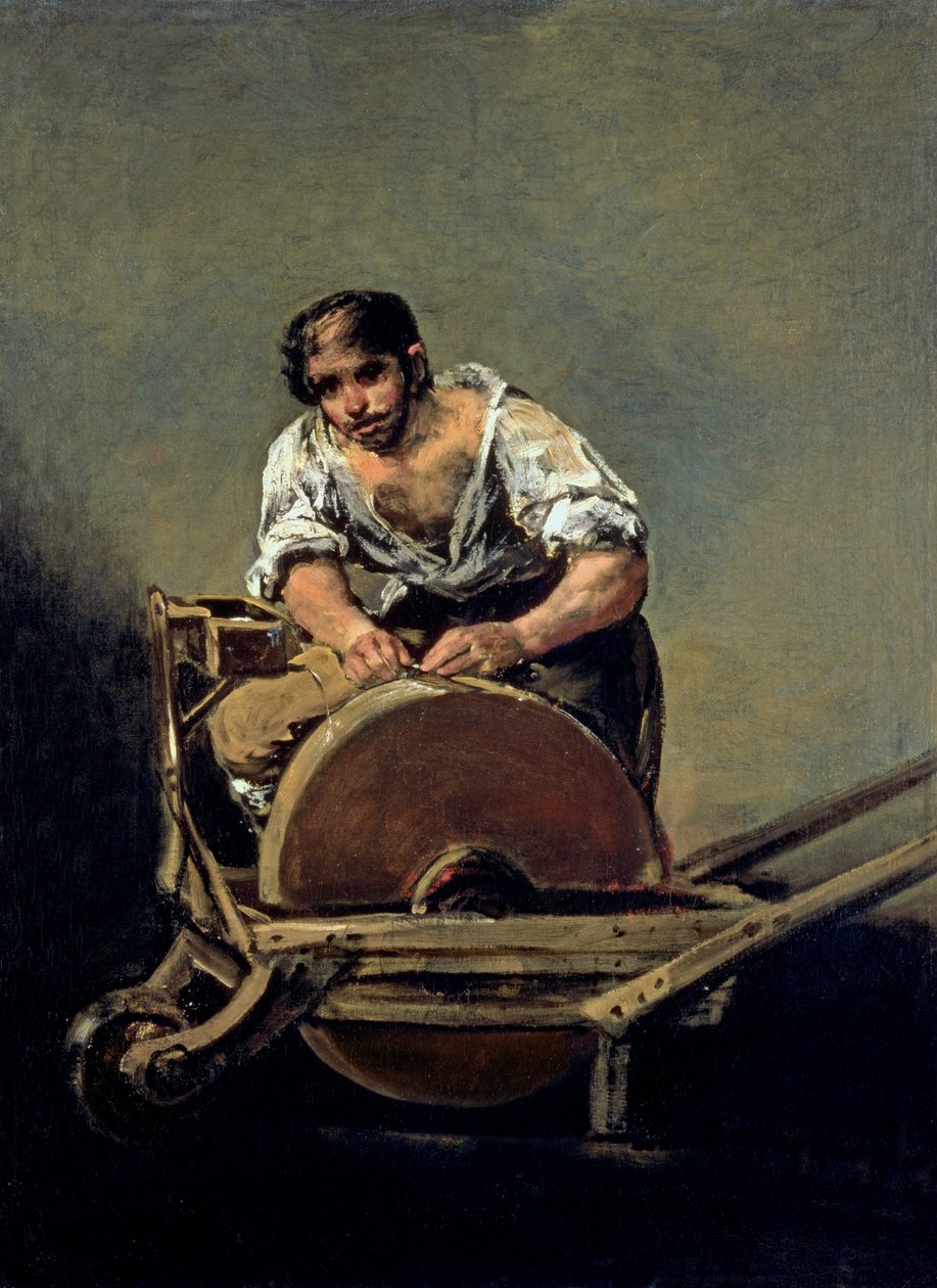 Veitsimylly, n.1808-12 tekijältä Francisco de Goya