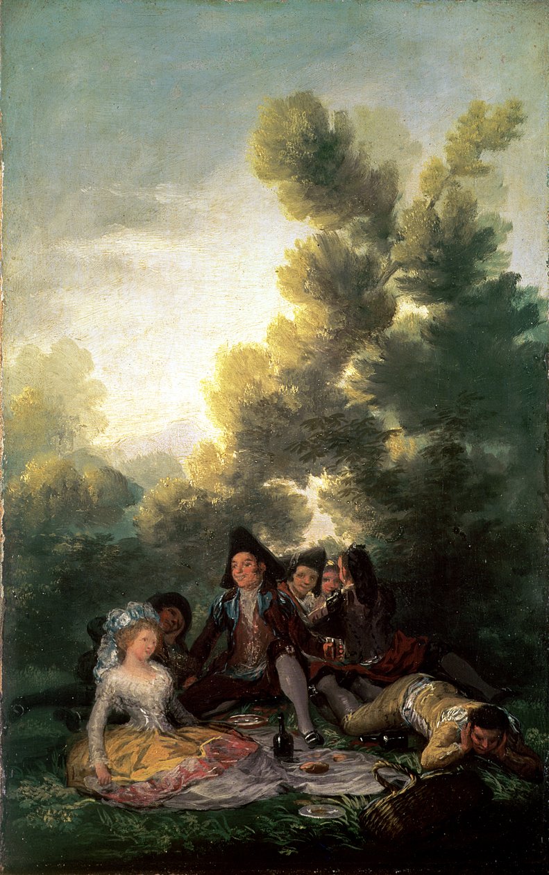 Piknik, 1785-90 tekijältä Francisco de Goya