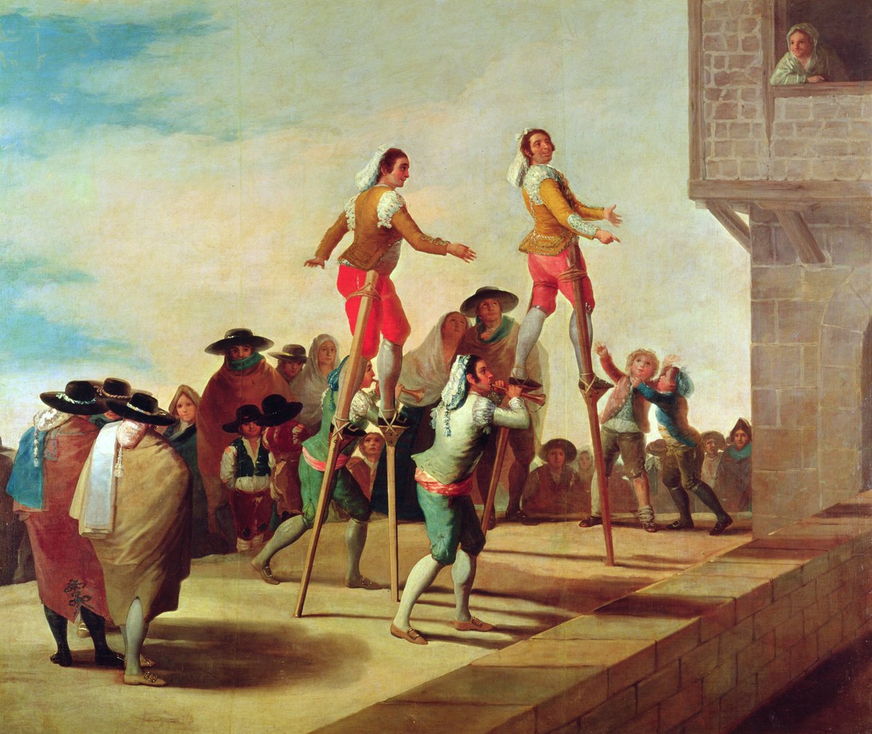 Puujalat, n. 1791-1792 tekijältä Francisco de Goya
