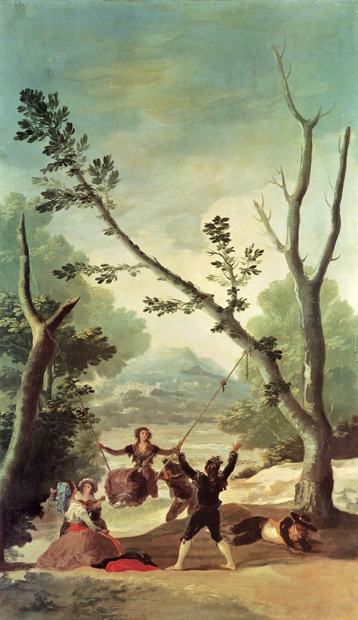 Swing, 1787 tekijältä Francisco de Goya