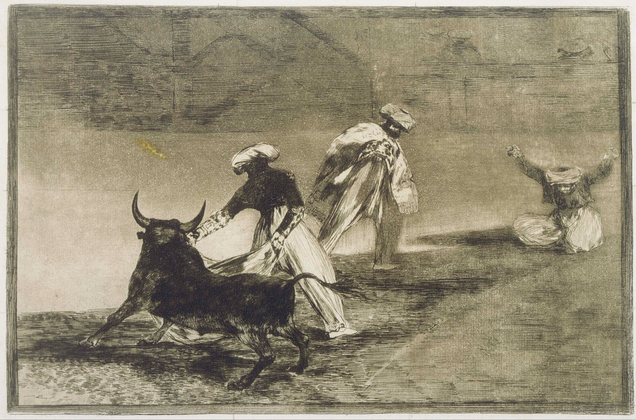 He pelaavat toista Kapin kanssa ... L: ltä tekijältä Francisco de Goya