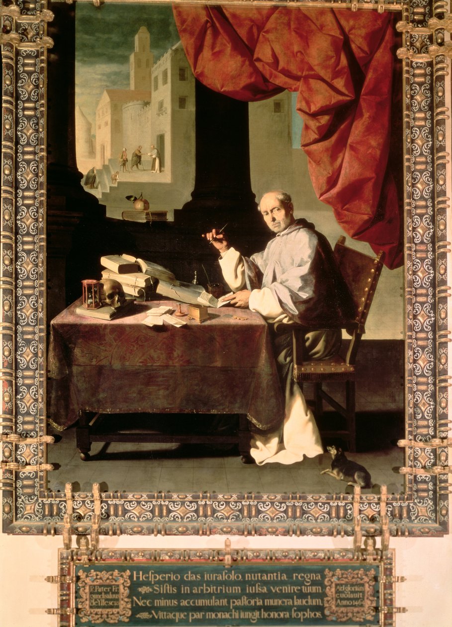 Isä Gonzalo de Illescas tekijältä Francisco de Zurbaran