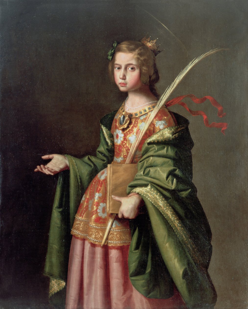 Pyhä Elisabet Thüringenin tekijältä Francisco de Zurbaran
