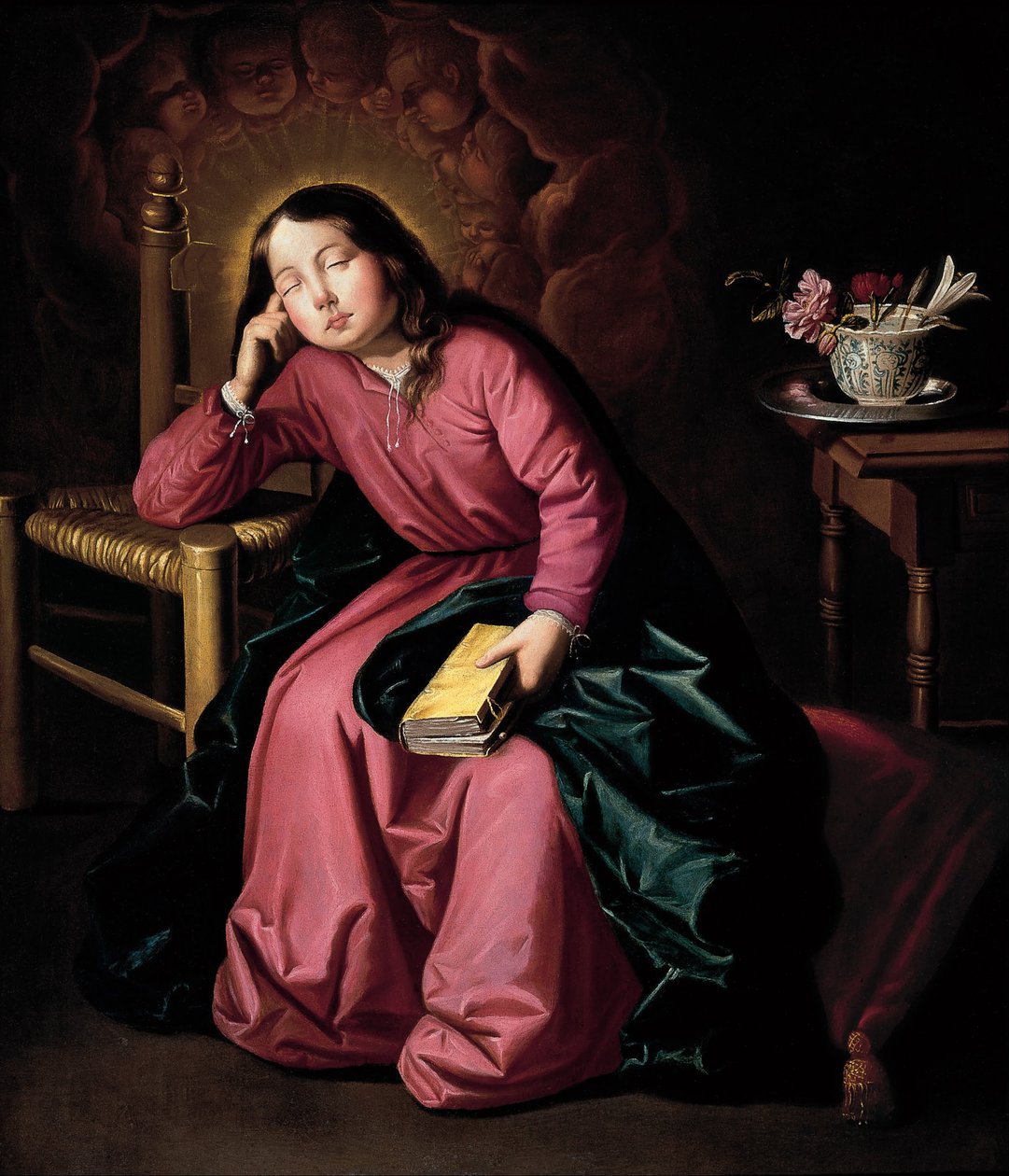 Lapsi Neitsyt nukkuu tekijältä Francisco de Zurbaran
