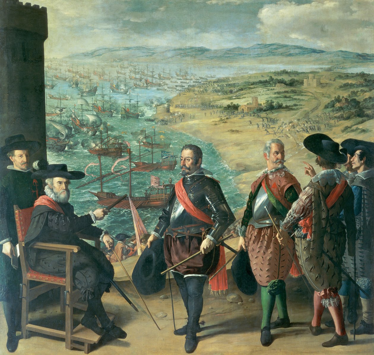 Cadizin puolustus englantilaisia vastaan, 1634 tekijältä Francisco de Zurbaran