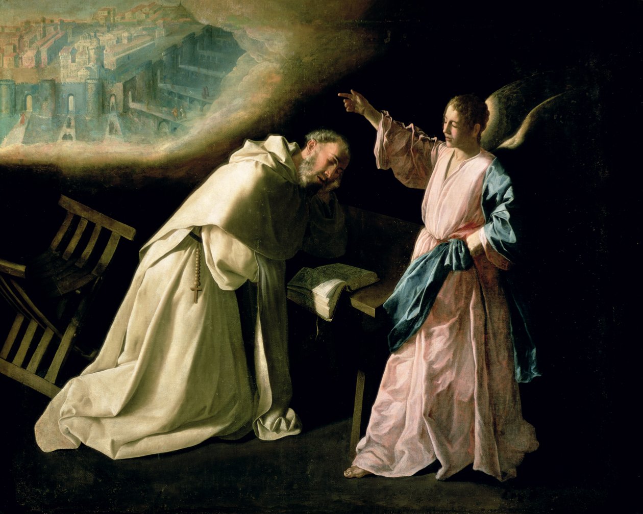 Pyhän Pietarin Nolascon visio, 1629 tekijältä Francisco de Zurbaran