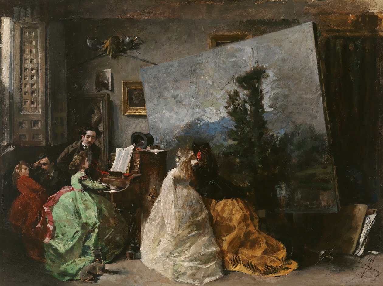 Sisustus del Estudio de Munoz Degrain en Valencia tekijältä Francisco Domingo Marqués