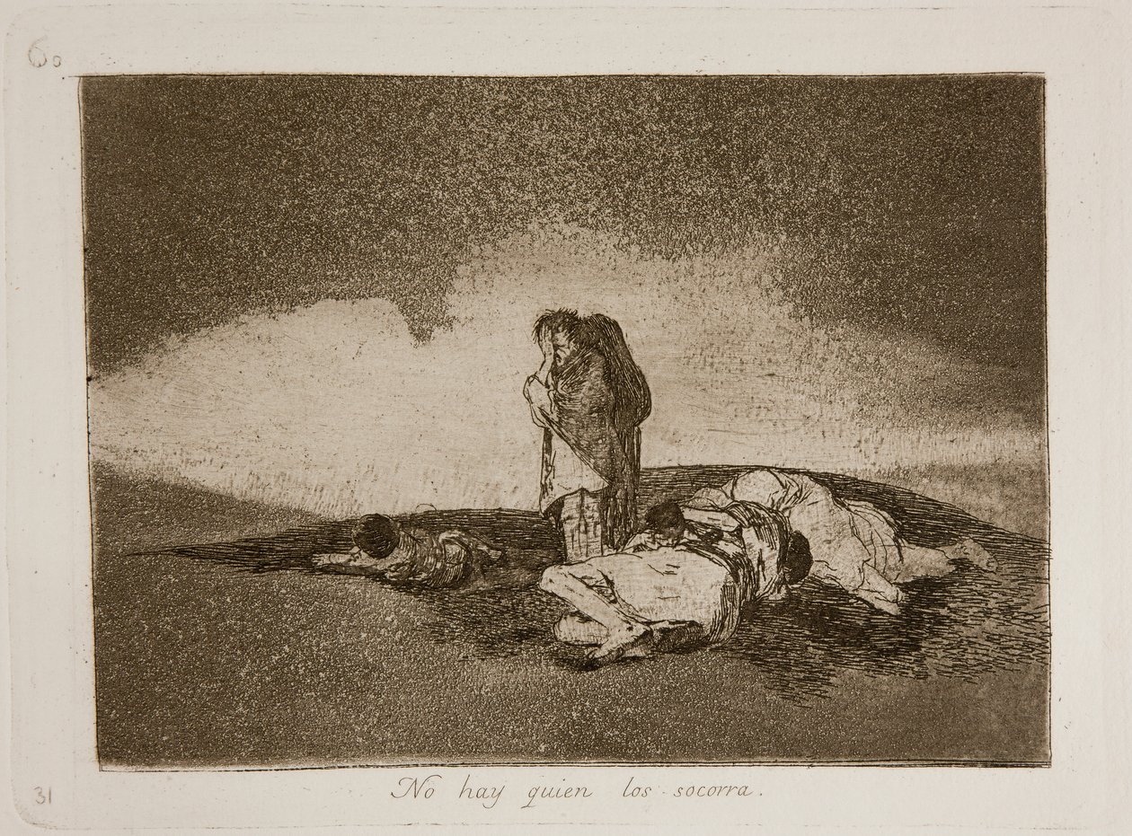 Los desastres de la guerra tekijältä Francisco de Goya