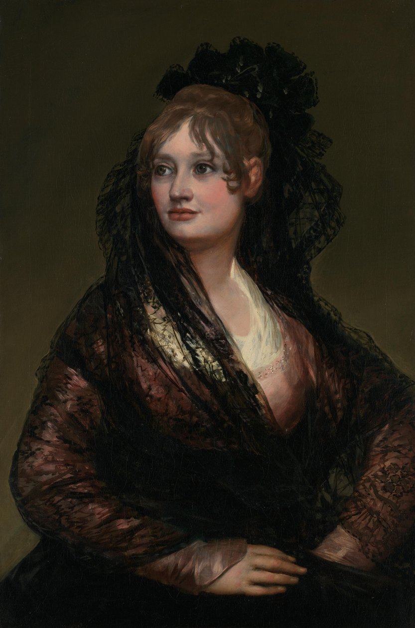 Doña Isabel Cobos de Porcelin muotokuva tekijältä Francisco de Goya