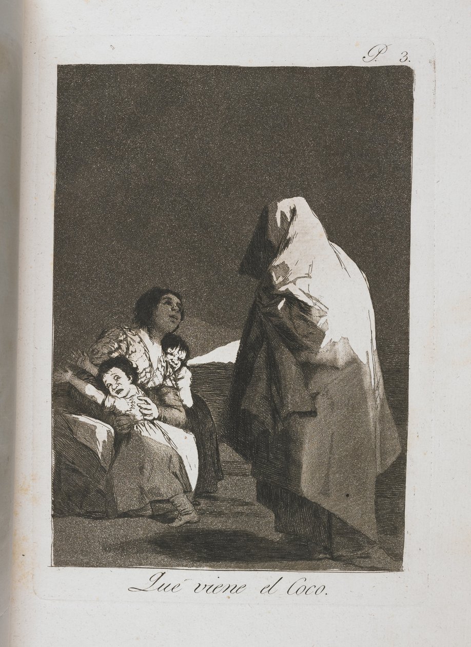 Al Conde Palatino, teoksesta Los Caprichios, 1797-1798. tekijältä Francisco de Goya
