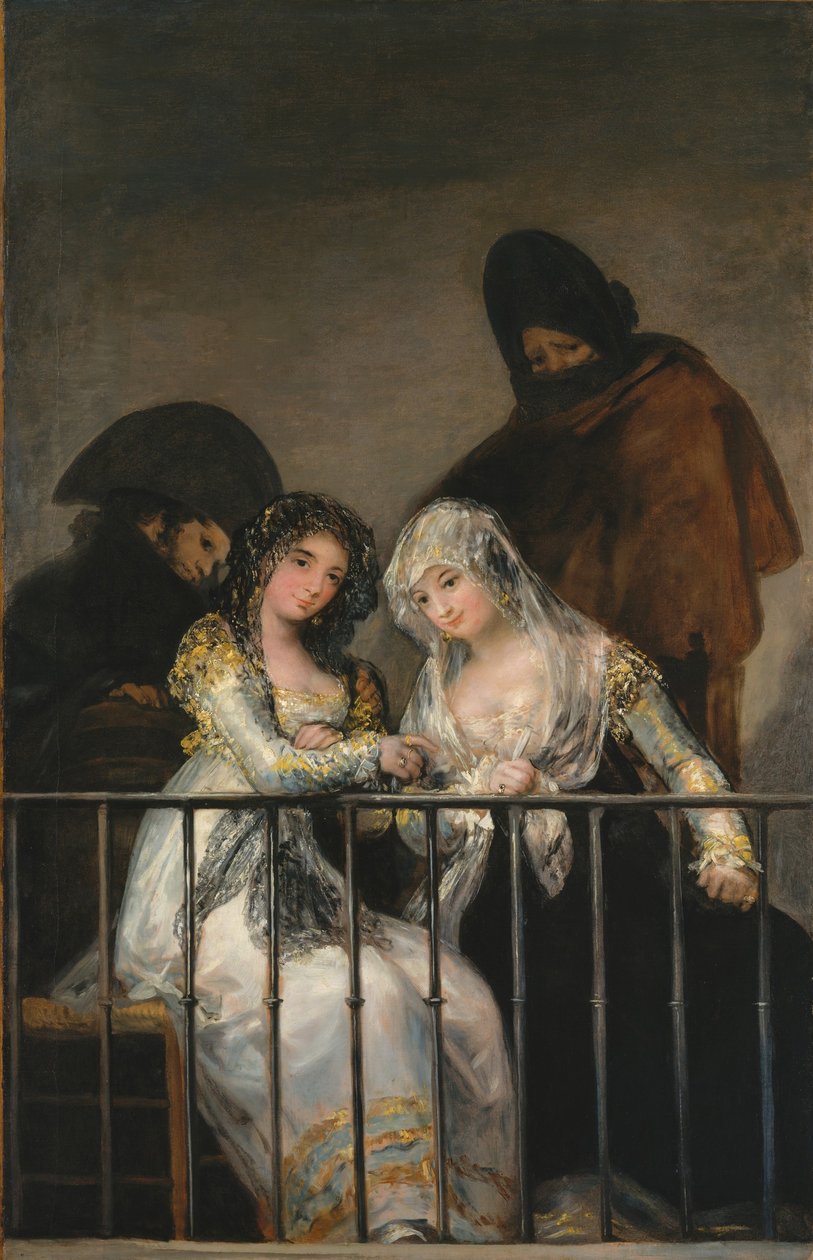 Majat parvekkeella, n.1800-10 tekijältä Francisco de Goya
