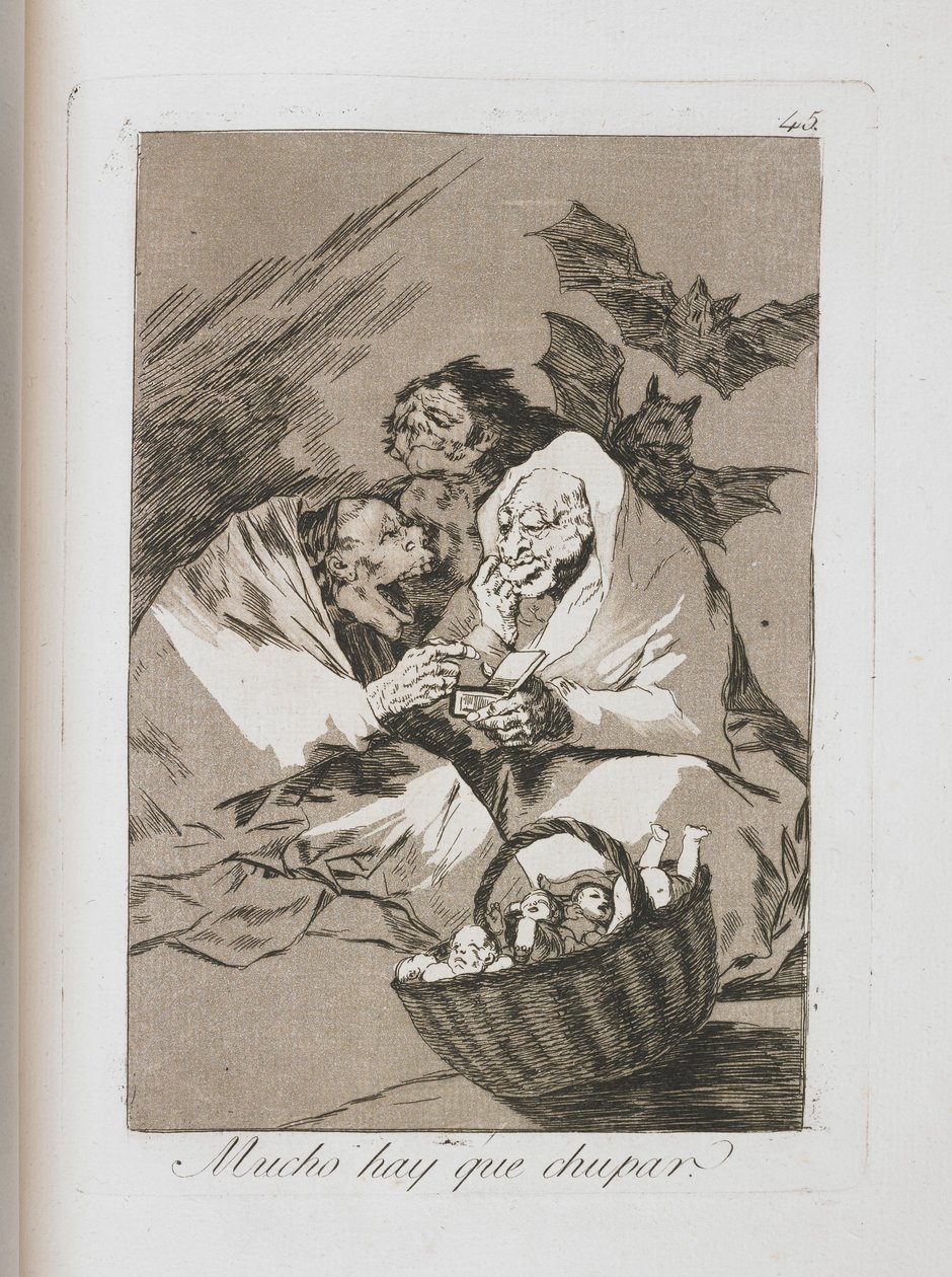 Lauta Los Caprichosista, 1797-1798 tekijältä Francisco de Goya
