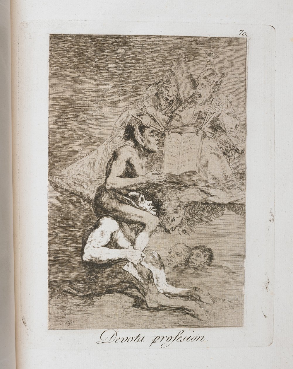 Lauta Los Caprichosista, 1797-1798 tekijältä Francisco de Goya
