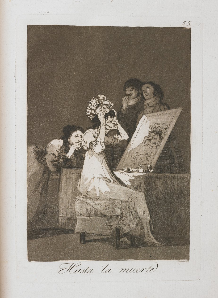Lauta Los Caprichosista, 1797-1798 tekijältä Francisco de Goya