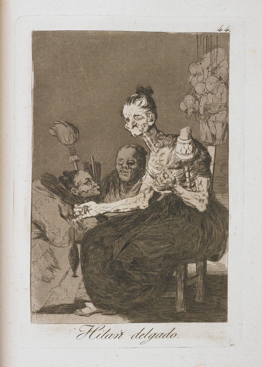Lauta Los Caprichosista, 1797-1798 tekijältä Francisco de Goya