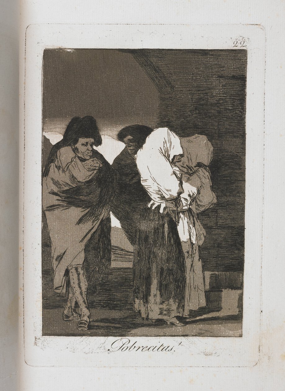 Lauta Los Caprichosista, 1797-1798 tekijältä Francisco de Goya