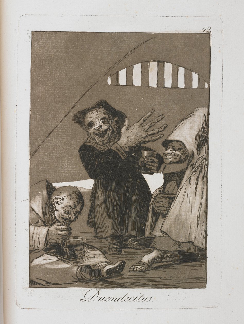 Lauta Los Caprichosista, 1797-1798 tekijältä Francisco de Goya