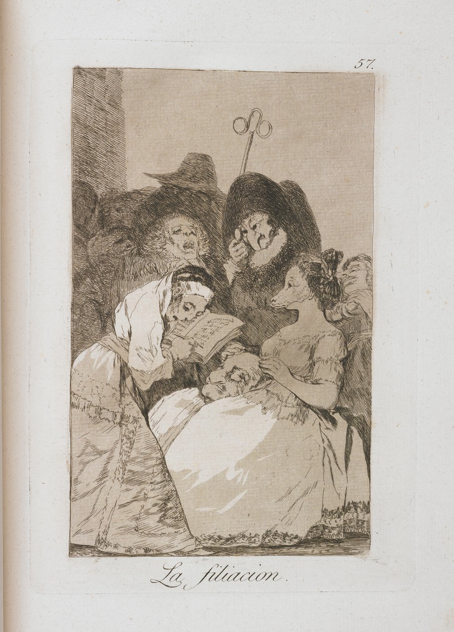 Lauta Los Caprichosista, 1797-1798 tekijältä Francisco de Goya