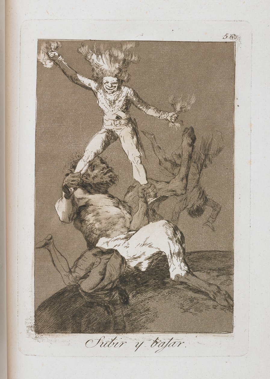 Lauta Los Caprichosista, 1797-1798 tekijältä Francisco de Goya