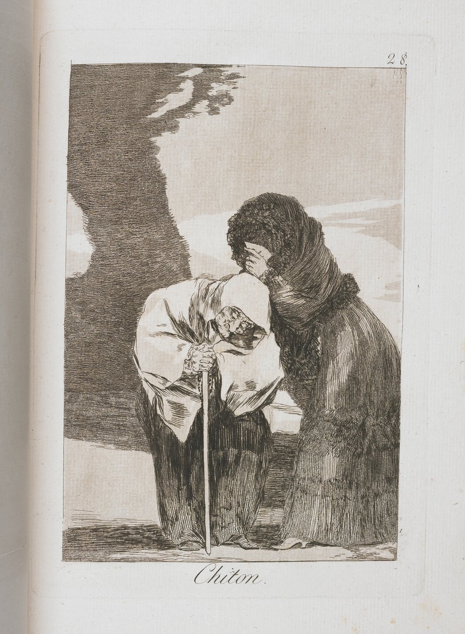 Lauta Los Caprichosista, 1797-1798 tekijältä Francisco de Goya