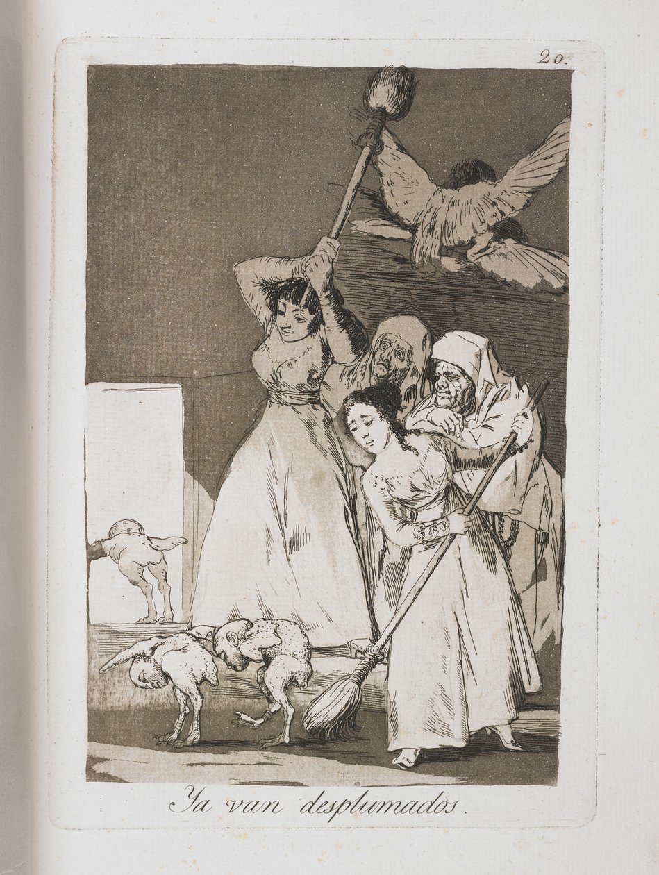 Lauta Los Caprichosista, 1797-1798 tekijältä Francisco de Goya