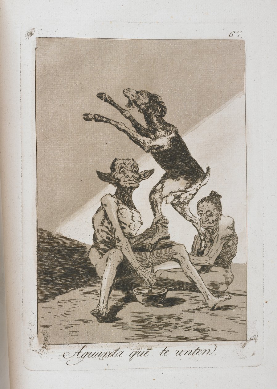 Lauta Los Caprichosista, 1797-1798 tekijältä Francisco de Goya