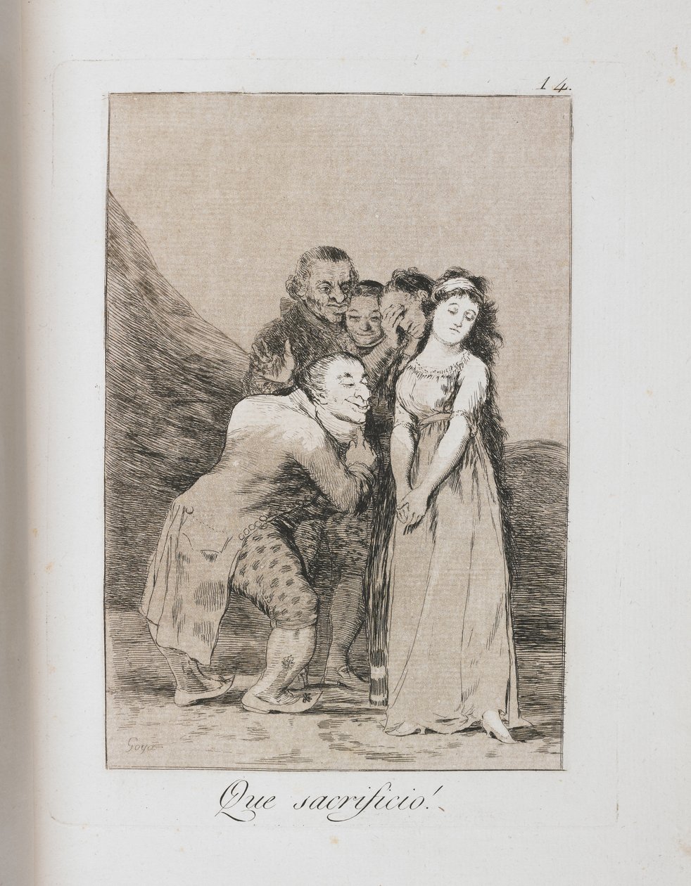Lauta Los Caprichosista, 1797-1798 tekijältä Francisco de Goya