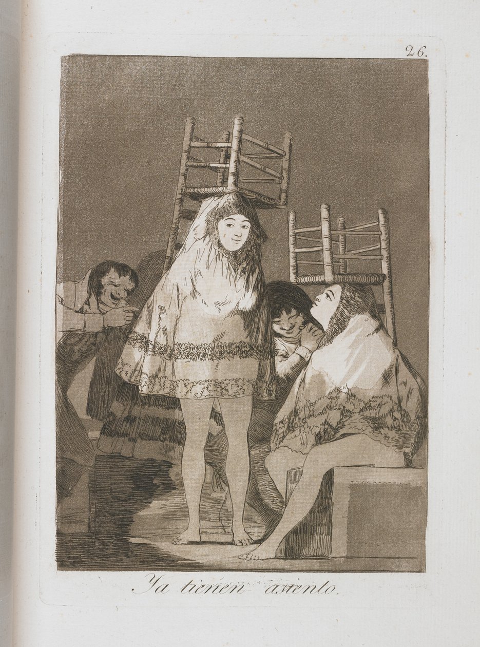 Lauta Los Caprichosista, 1797-1798 tekijältä Francisco de Goya