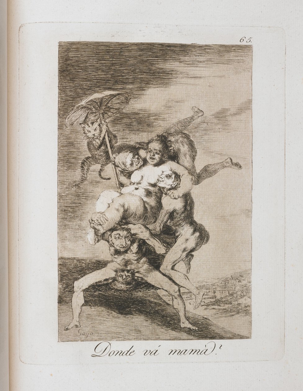 Lauta Los Caprichosista, 1797-1798 tekijältä Francisco de Goya