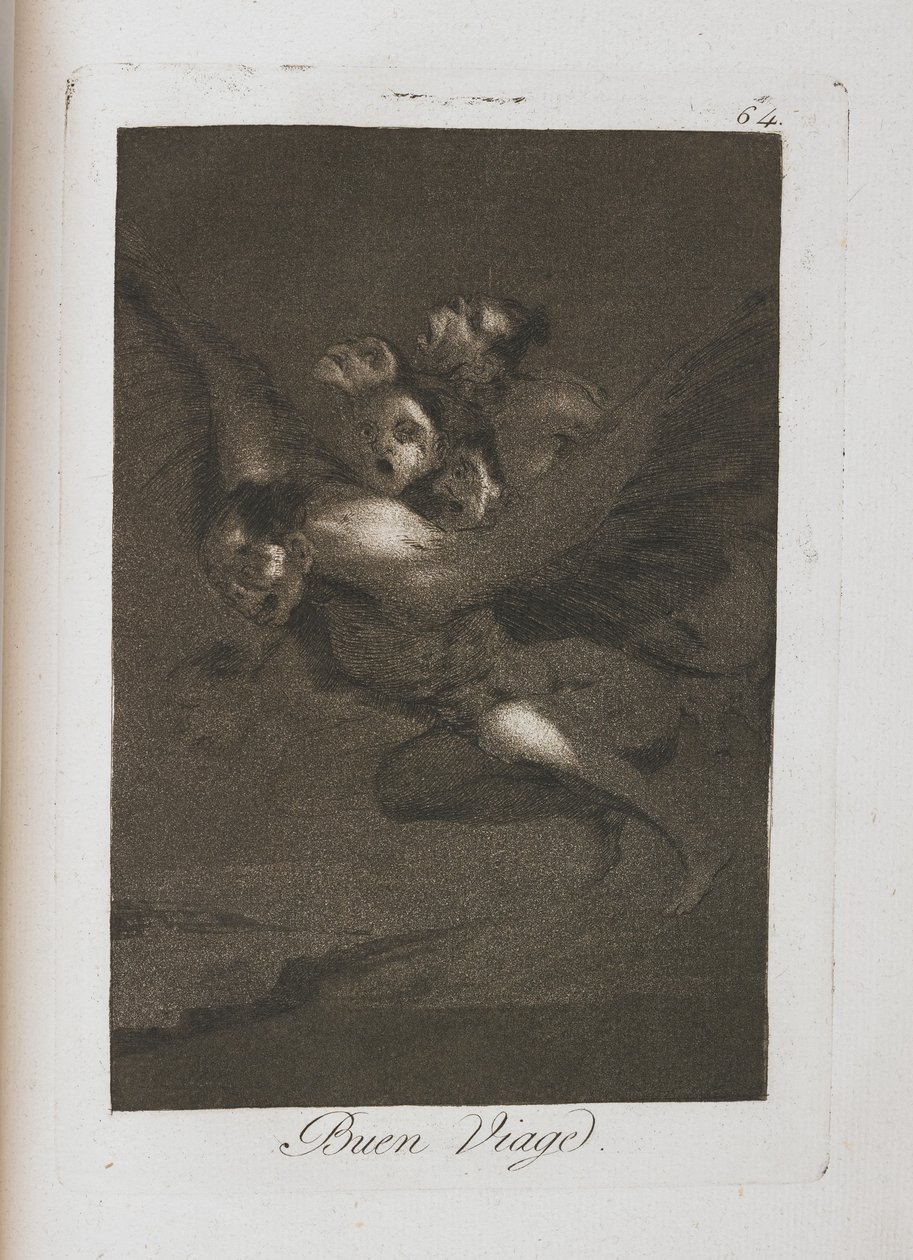 Lauta Los Caprichosista, 1797-1798 tekijältä Francisco de Goya