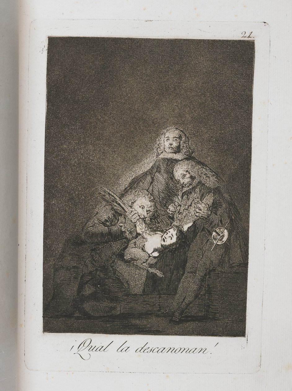 Lauta Los Caprichosista, 1797-1798 tekijältä Francisco de Goya