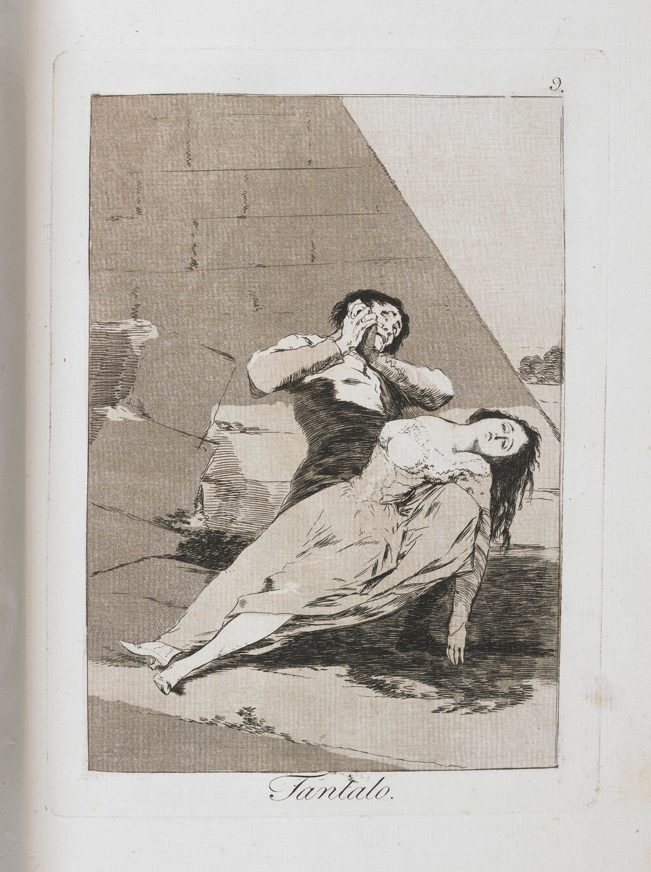 Lauta Los Caprichosista, 1797-1798 tekijältä Francisco de Goya