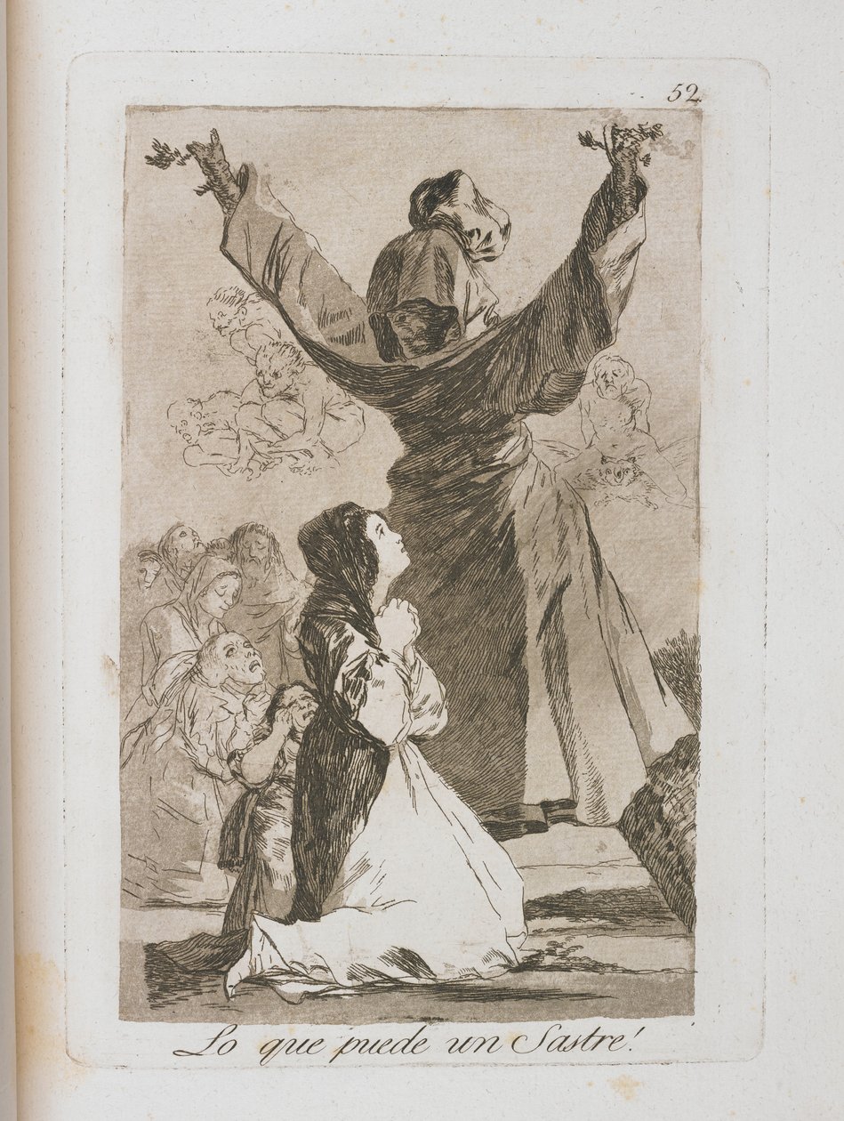Lauta Los Caprichosista, 1797-1798 tekijältä Francisco de Goya