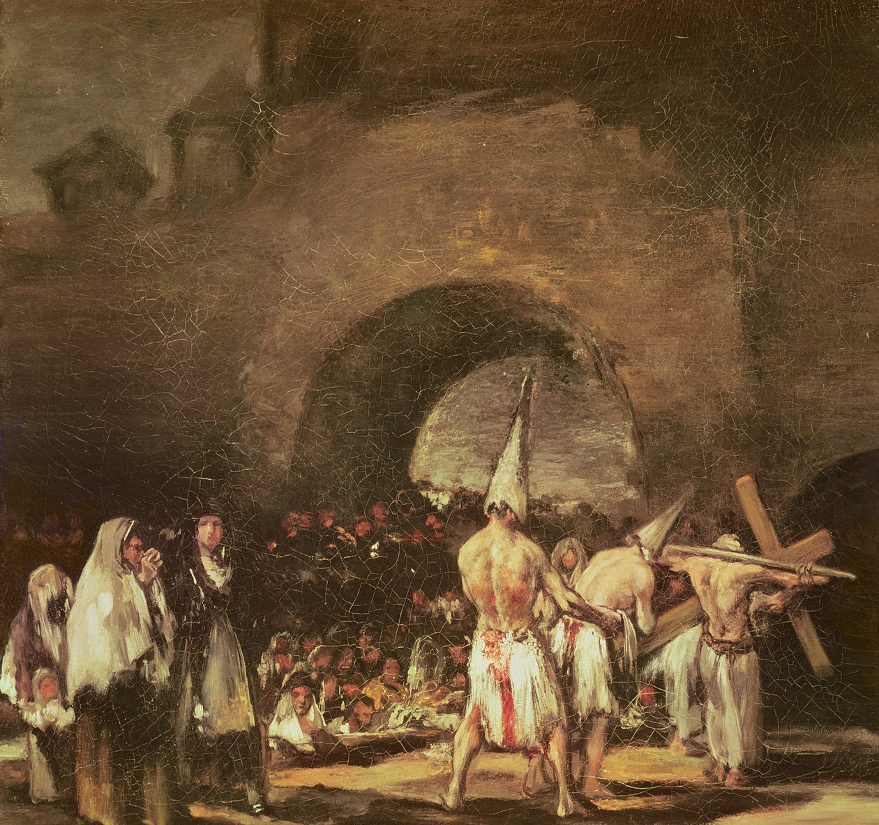 Katuvien kulkue tekijältä Francisco de Goya