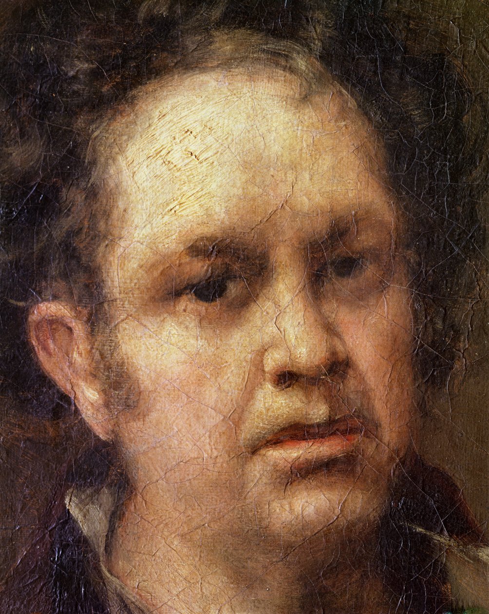 Omakuva 69-vuotiaana, noin 1815 tekijältä Francisco de Goya