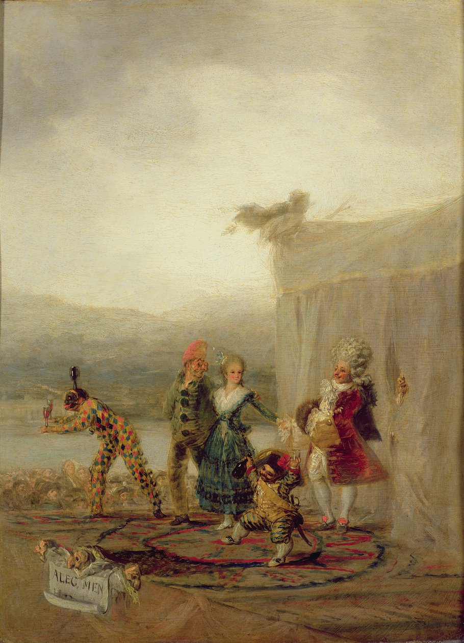 Kävelyleikkijät, 1793 (öljy tinalevylle) tekijältä Francisco de Goya