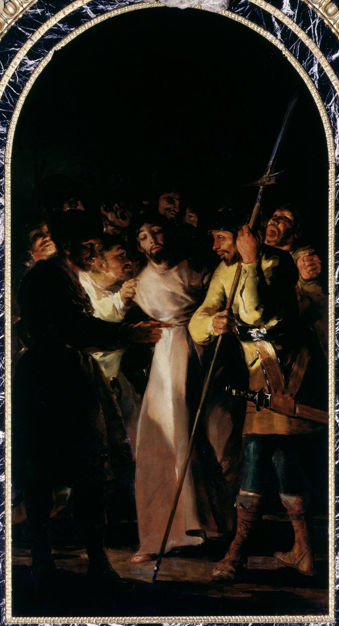 Kristuksen pidätys, 1798 tekijältä Francisco de Goya