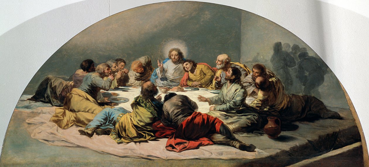 Viimeinen ehtoollinen, 1796-97 tekijältä Francisco de Goya