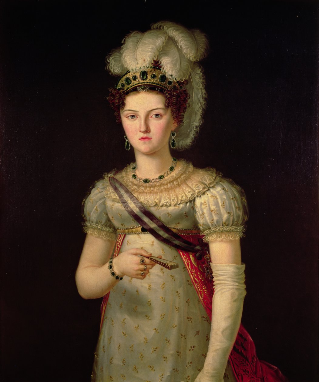 Saksin Maria Josephine Amalian muotokuva tekijältä Francisco Lacoma y Fontanet