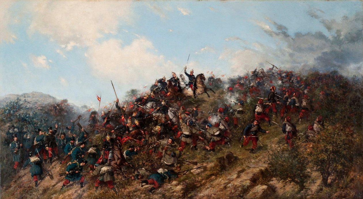 La Batalla de Trevino tekijältä Francisco Manuel Oller