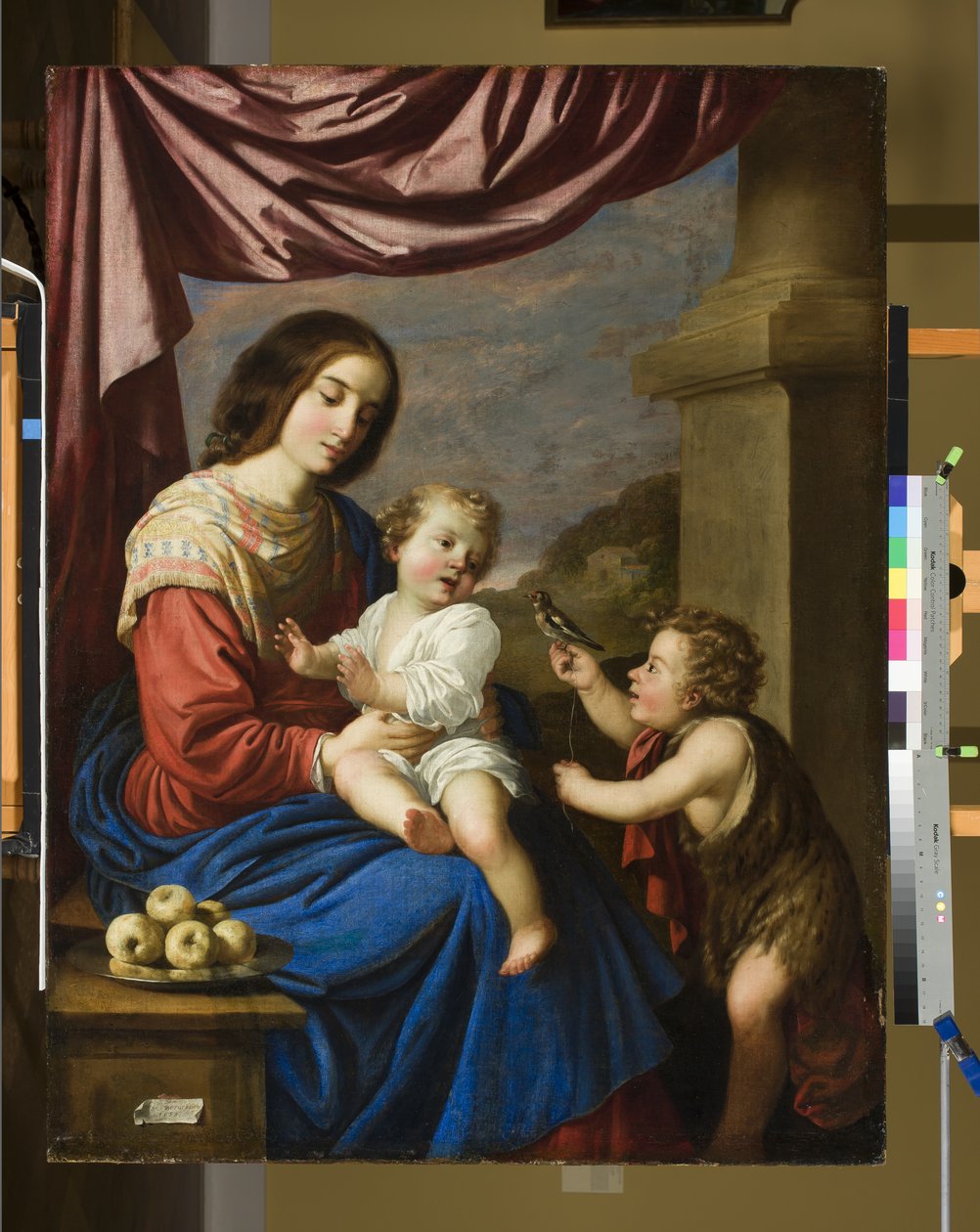 Madonna ja lapsi sekä Johannes-lapsi, 1658 tekijältä Francisco de Zurbaran