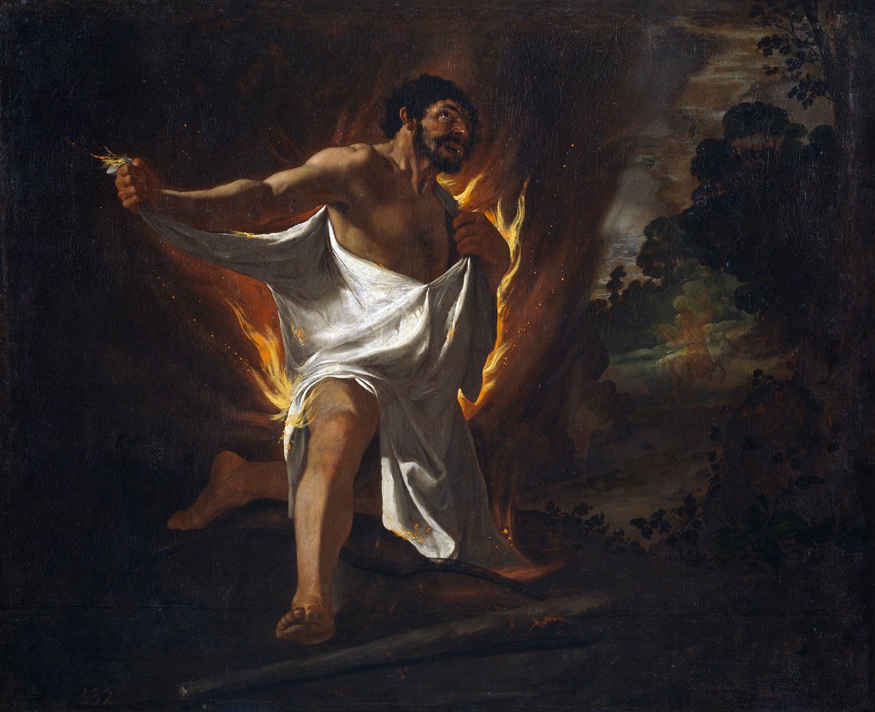 Muerte de Hércules tekijältä Francisco de Zurbaran