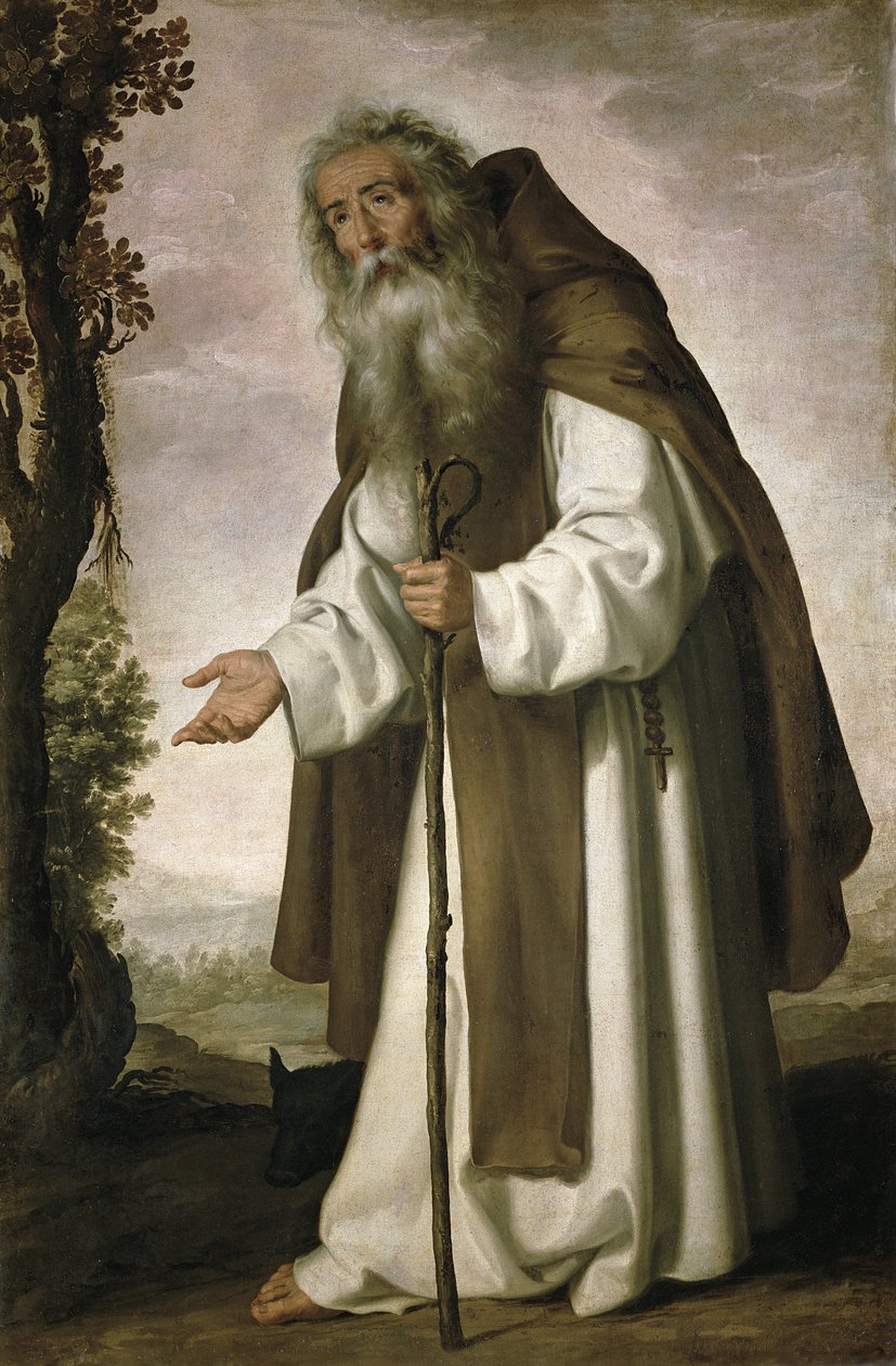 St. Anthony Disspirited, 1640 tekijältä Francisco de Zurbaran