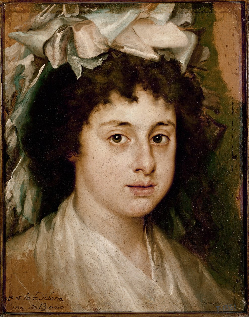 Felicianan muotokuva 13-vuotiaana (öljy kankaalle, n. 1787) tekijältä Francisco Bayeu y Subias