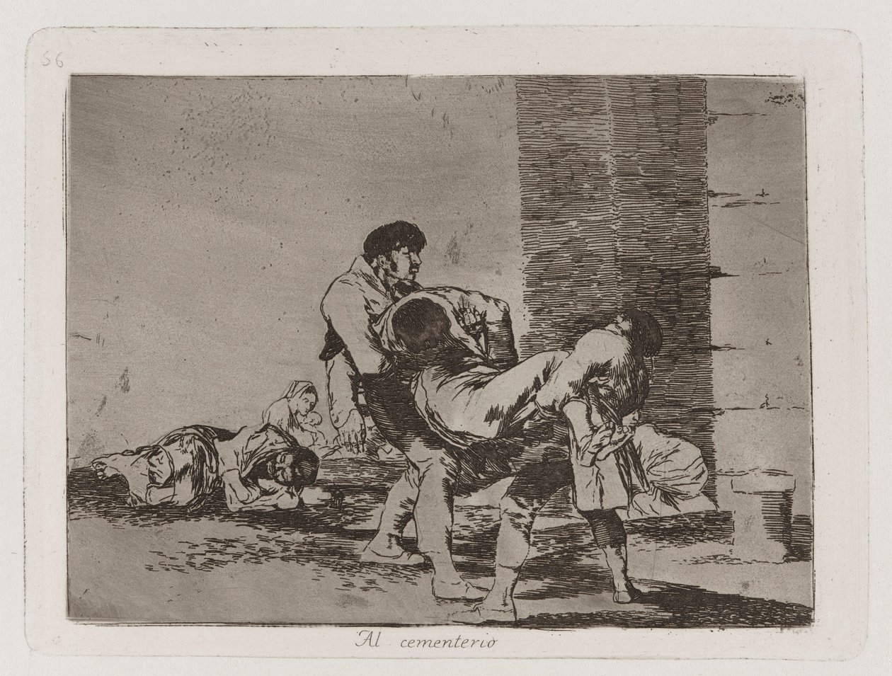 Hautausmaalle, The Disasters of War -levy 56 tekijältä Francisco de Goya