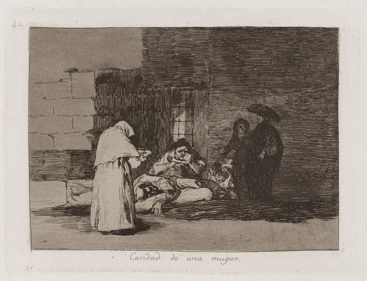 Naisen hyväntekeväisyys (A Woman tekijältä Francisco de Goya