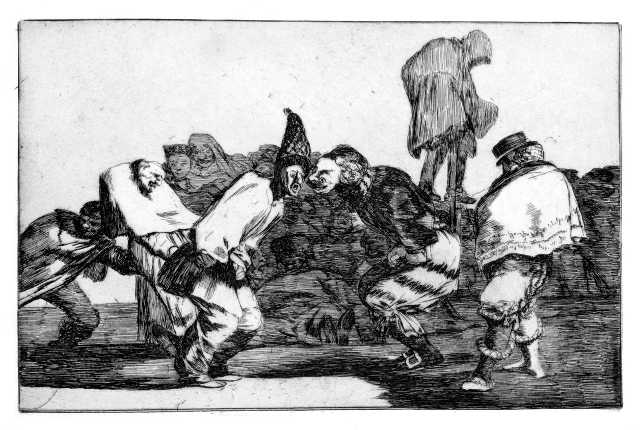 Karnevaalifantasia, 1819-1823 tekijältä Francisco de Goya