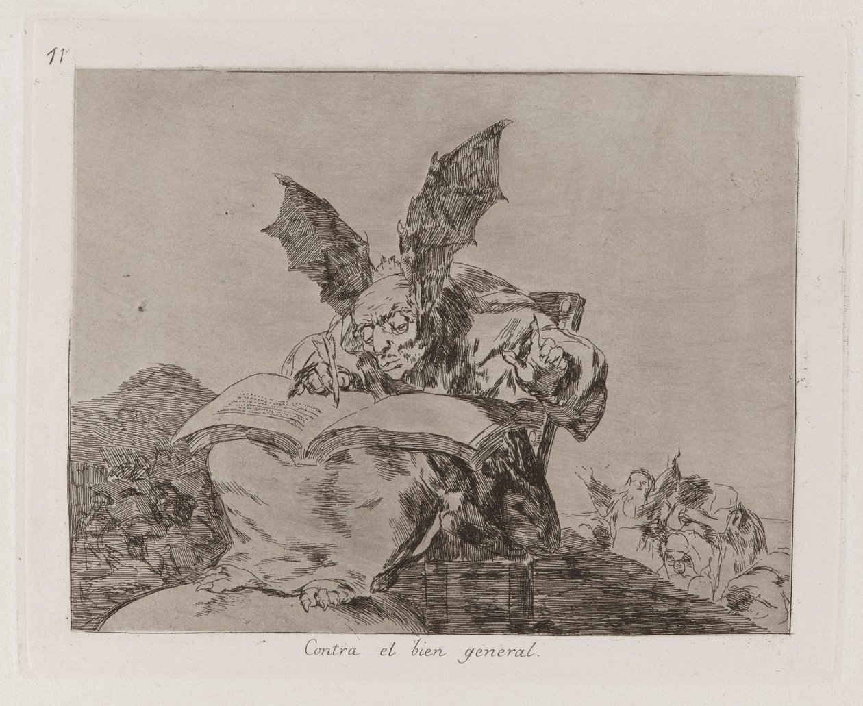 Yleistä hyvää vastaan, levy 71 julkaisusta The Disasters of War tekijältä Francisco de Goya