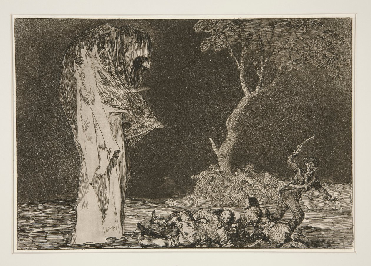 Nonsense of pelko (The Folly of Fear), pl. 2 sananlaskuista tekijältä Francisco de Goya
