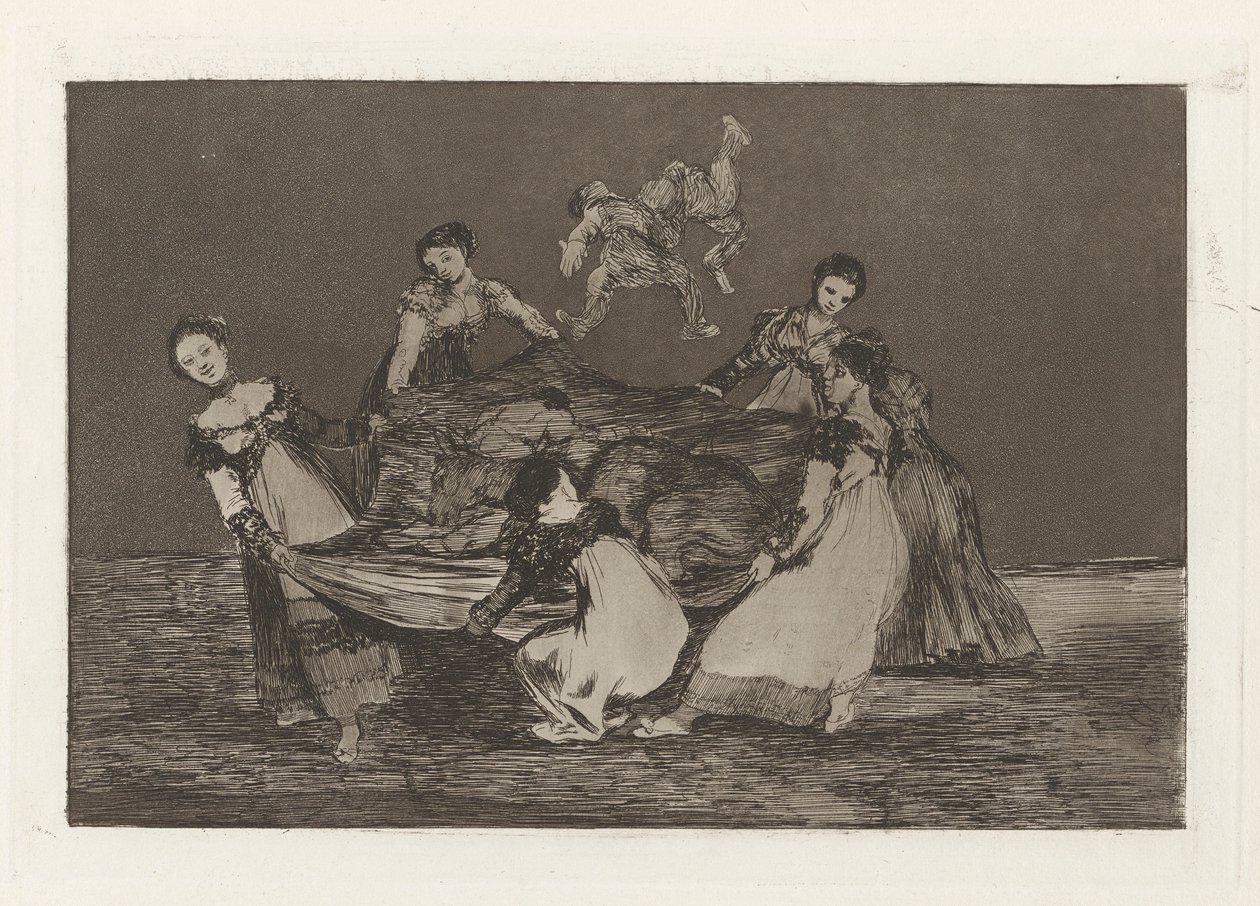 Disparate femení (Feminine Folly), also known as Pesa mes que un ruc mort (Heavier than a Dead Donkey), from the series Els disbarats (Els proverbis)finnish tekijältä Francisco de Goya